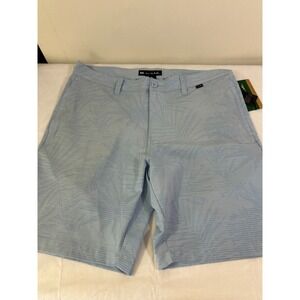 Travis Mathew Street Art Boardshorts Men's 42 Sky Blue Golf Swim NWT